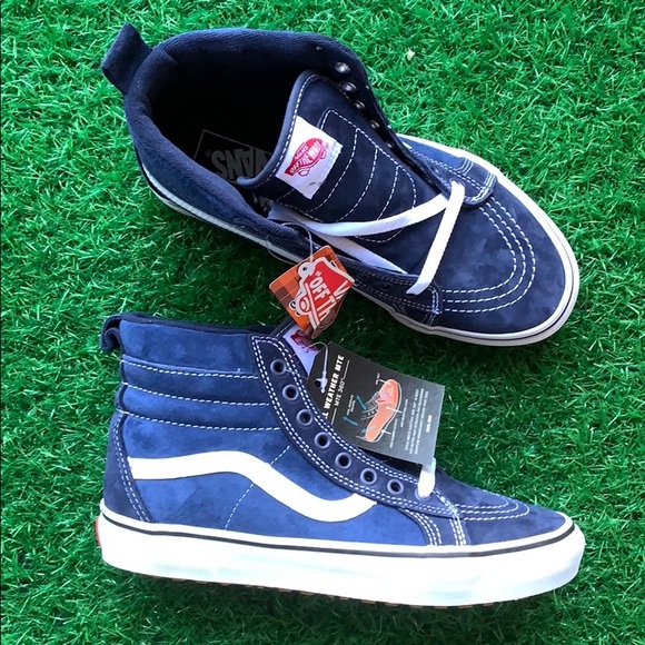 VANS SK8-Hi Mte Navy/True White WMNS - Picture 12 of 16